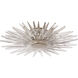 Chapman & Myers Quincy2 LED 17.25 inch Polished Nickel Flush Mount Ceiling Light, Small
