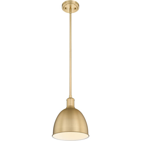 Sawyer 1 Light 8.25 inch Classic Brass Pendant Ceiling Light