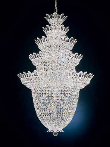 Trilliane 48 Light Silver Chandelier Ceiling Light in Radiance