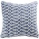 Hester 24 X 5.5 inch Blue with White Accent Pillow