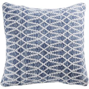 Hester 24 X 5.5 inch Crema with Blue Pillow, 24X24