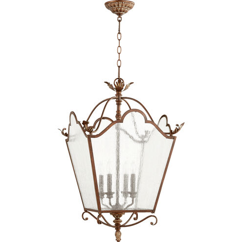Salento 4 Light 19 inch Vintage Copper Mini Chandelier Ceiling Light