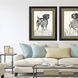 Canine Gaze / Canine Watch Black and Beige and Neutral Framed Art