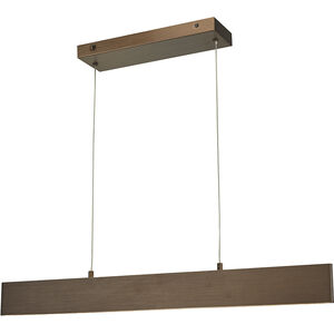Slim LED 0.6 inch Brushed Bronze Pendant Ceiling Light