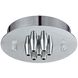 Signature 7 Light 1 inch Polished Chrome Canopy, Round