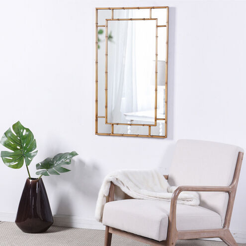 Cameron 39.4 X 23.6 inch Clear and Aged Gold Wall Mirror