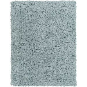 Angora 84 X 63 inch Ice Blue Rug in 5 x 8, Rectangle