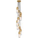 Thomas O'Brien Junio LED 9.5 inch Hand-Rubbed Antique Brass Pendant Ceiling Light