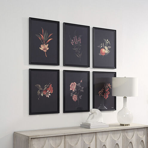Wallflower Black/Multiple Wall Art, 6 Piece