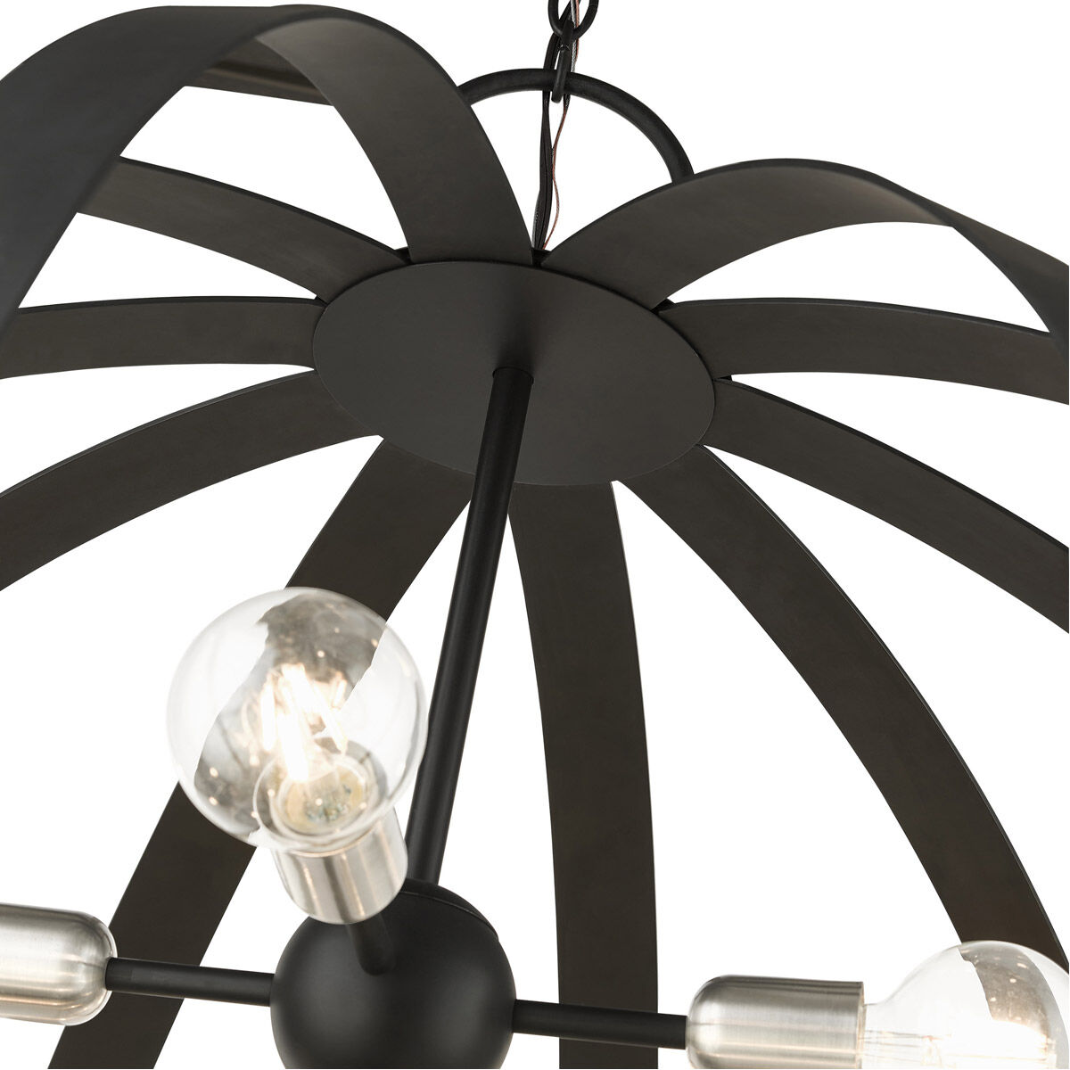 Modesto 16 Light 42 inch Black Foyer Chandelier Ceiling Light