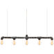 Raw 5 Light 29 inch Bar Linear Suspension Ceiling Light