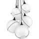 Lisa McDennon Skye 6 Light 24 inch Black Indoor Chandelier Ceiling Light