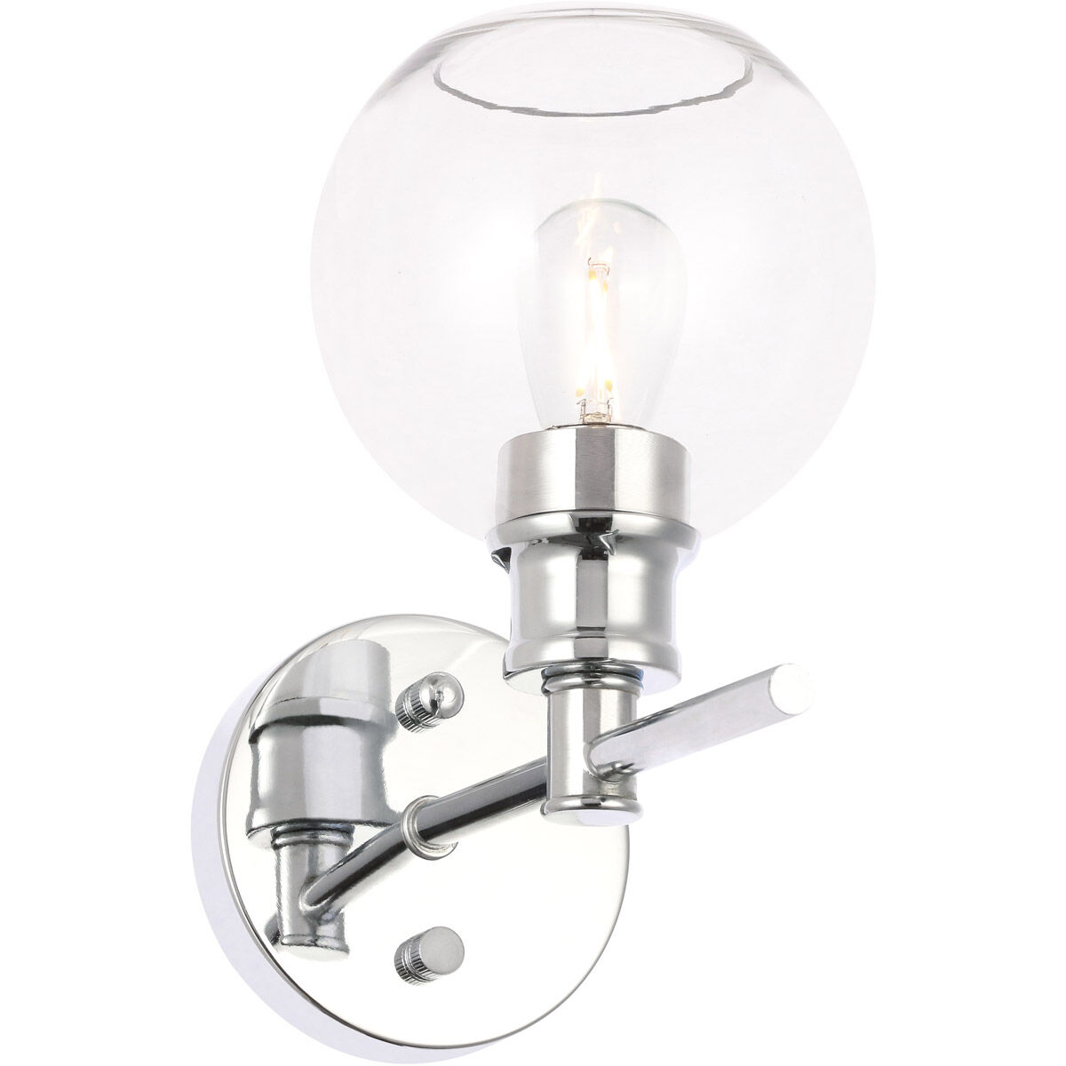 Collier 1 Light 6 inch Chrome Wall sconce Wall Light
