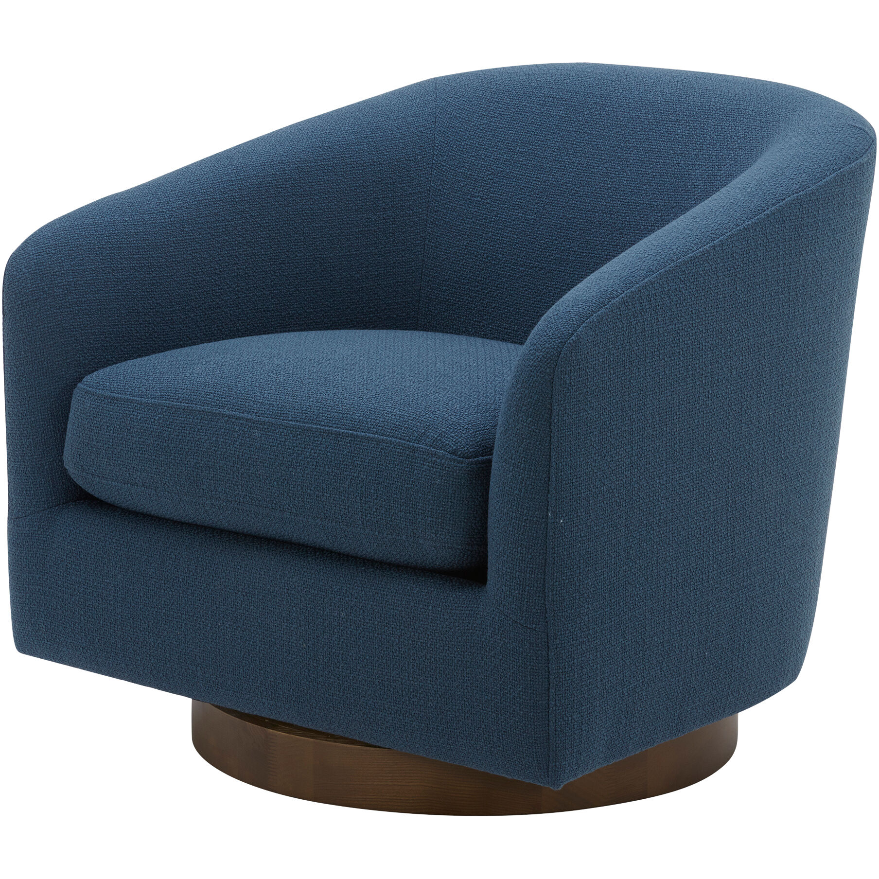 Oscy Blue Swivel Chair