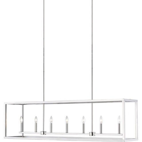 Moffet Street Island Pendant Ceiling Light in Brushed Nickel