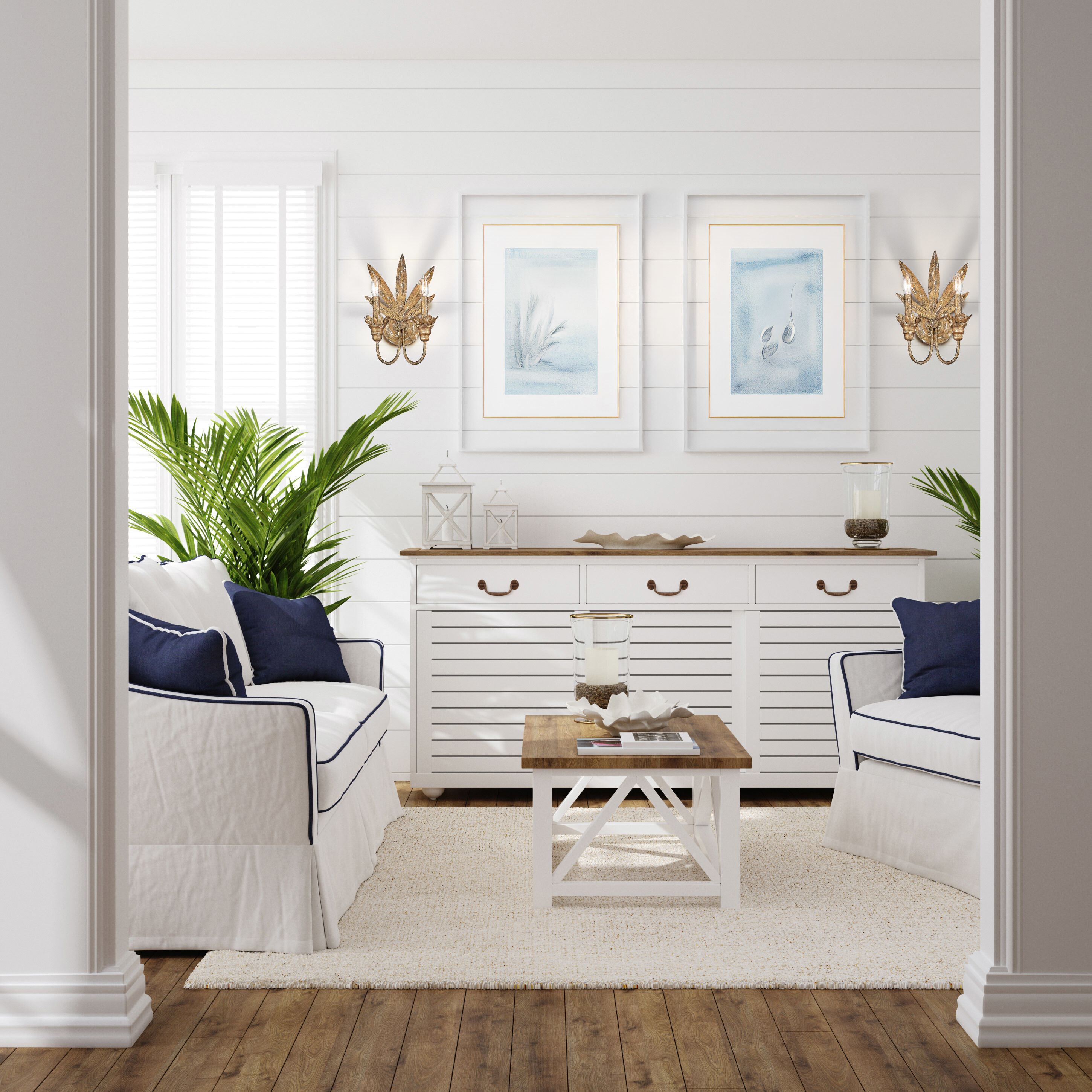 Lillianne 2 Light 9.13 inch Heirloom Gold Wall Sconce Wall Light