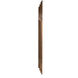 New Fuss 64.5 X 32 inch Dark Walnut Mirror