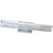 Ice Age 1 Light 24 inch Chrome Vanity Light Wall Light