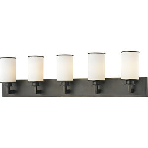 Savannah 5 Light 38.63 inch Bathroom Vanity Light