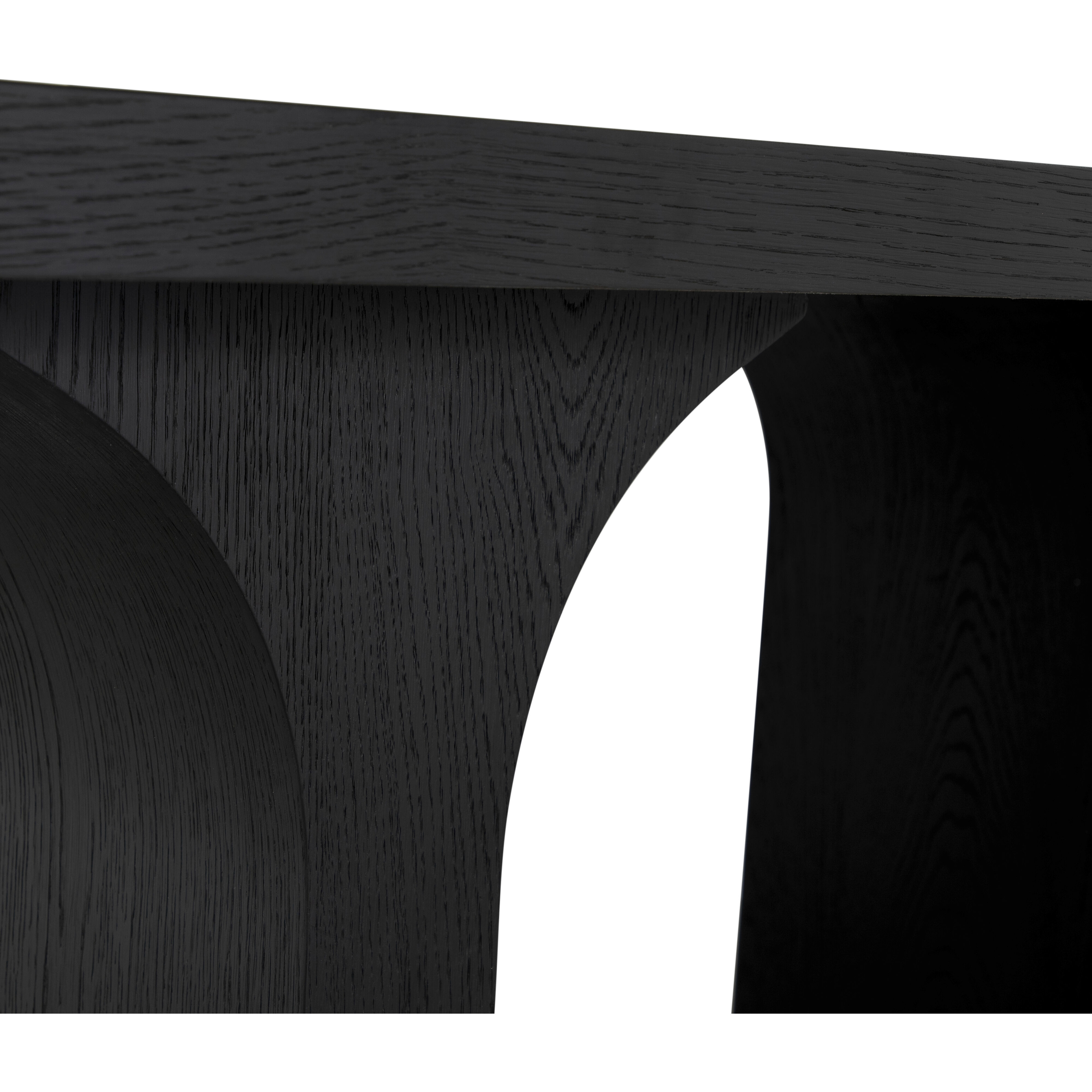 Miera 84 X 42 inch Brushed Black Dining Table