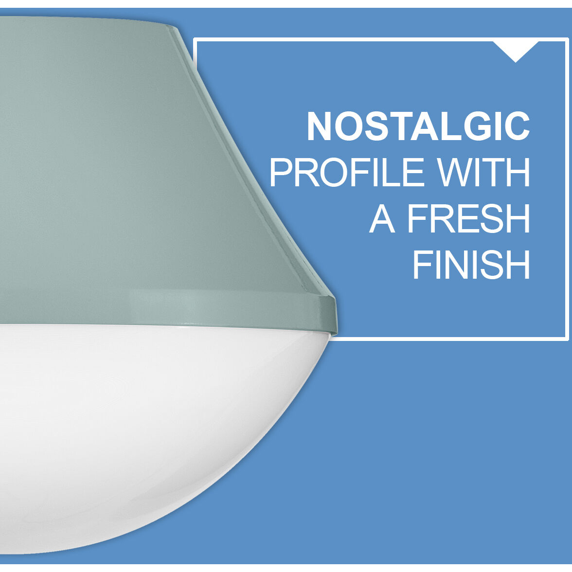 Haddie LED 11 inch Seafoam Foyer Light Ceiling Light, Flush Mount