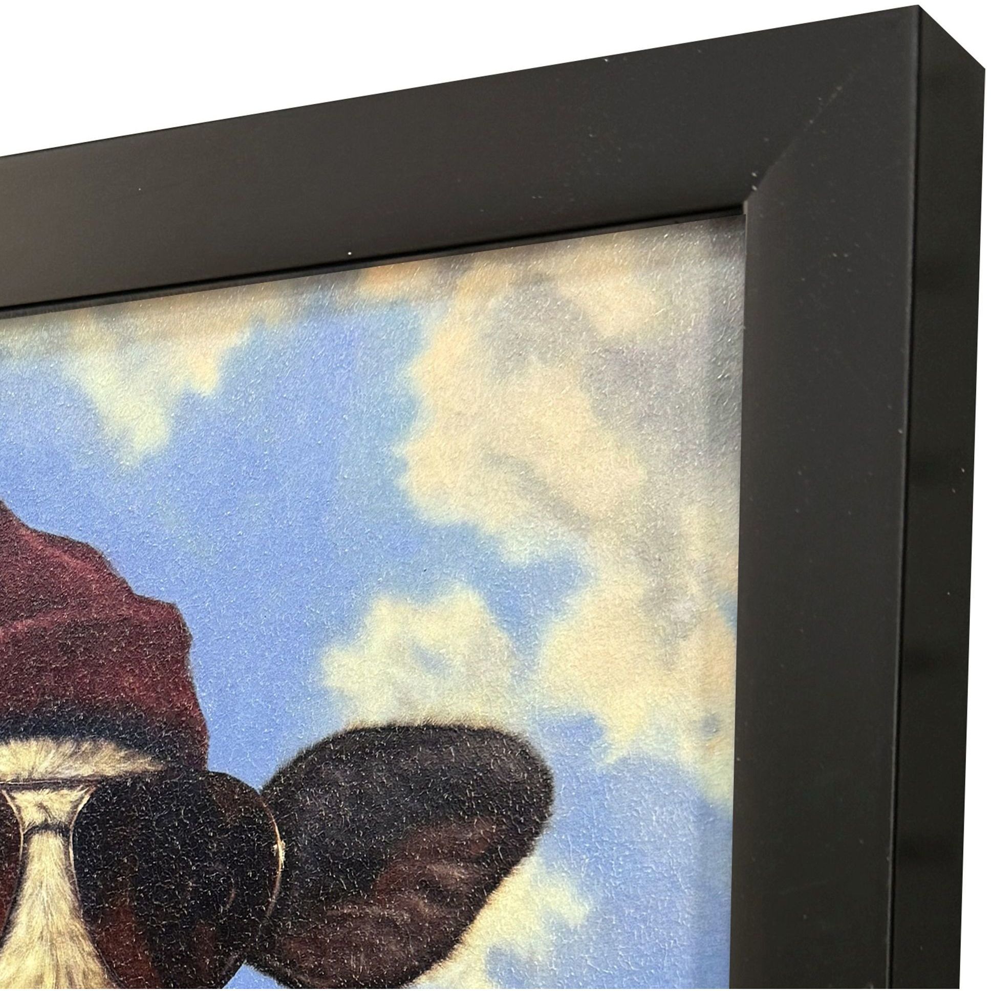 Cash Cow 11 X 11 inch Non-Glass Framed Art, Propac