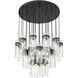 Fontaine 27 Light 39.5 inch Matte Black Chandelier Ceiling Light