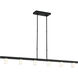Kelly Wearstler Esfera LED 60 inch Nightshade Black Linear Suspension Ceiling Light in 277V, Integrated LED