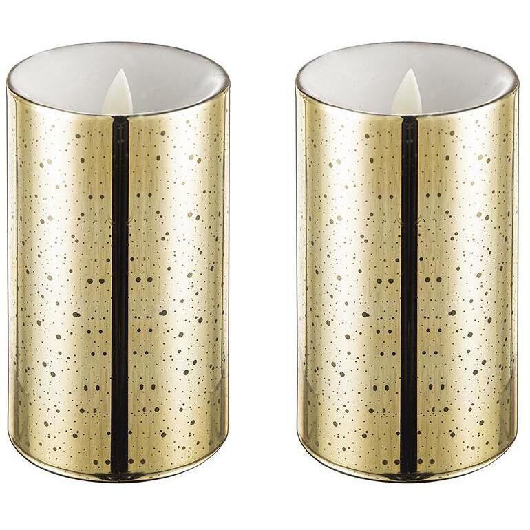 Speckled 5 X 3 inch LED Candle