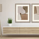 Geometrics Collection Beige Framed Art