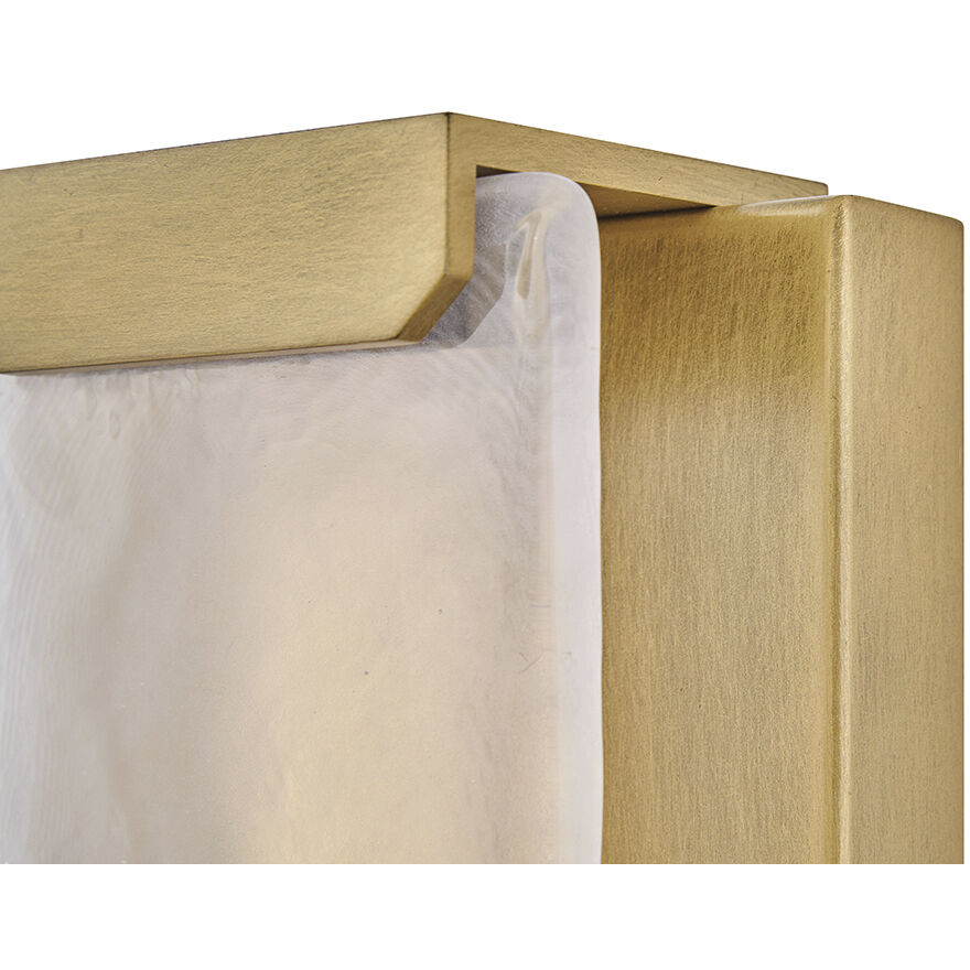 Zayde LED 16 inch Heritage Brass Outdoor Wall Mount