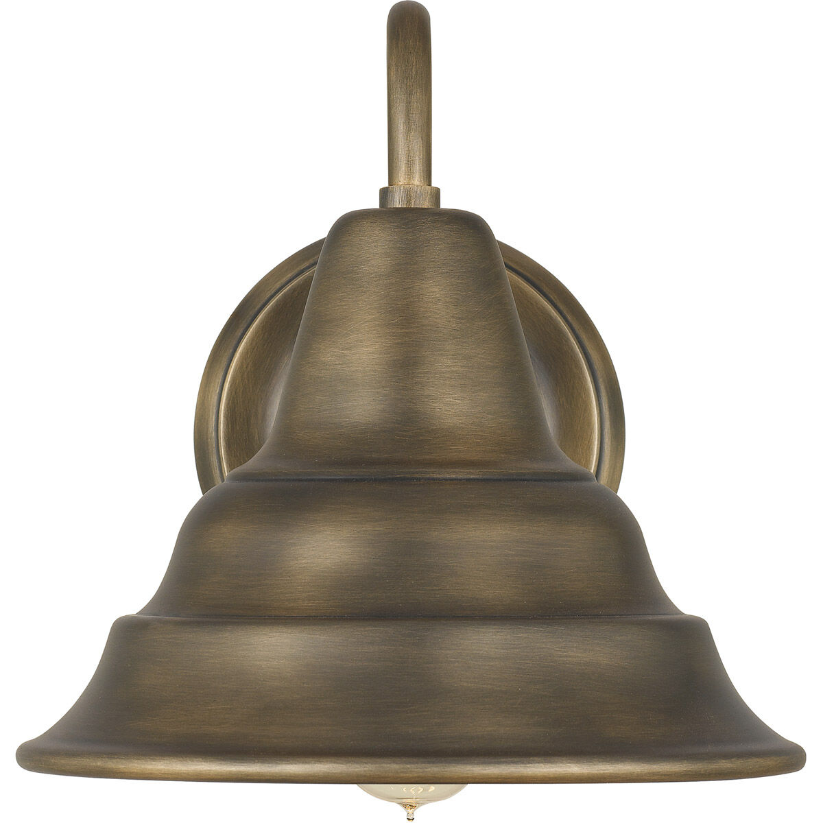 Carmel 1 Light 11 inch Statuary Bronze Outdoor Wall Lantern, Large