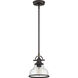 Grant 1 Light 8 inch Palladian Bronze Mini Pendant Ceiling Light