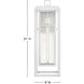 Coastal Elements Estate Series Republic 1 Light 27 inch Textured White Outdoor Wall Mount