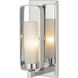 Aideen 1 Light 4.5 inch Chrome Wall Sconce Wall Light