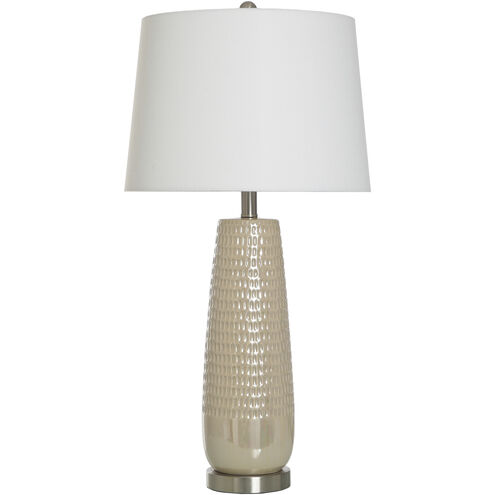Starlite 29 inch 150.00 watt Cream Table Lamp Portable Light