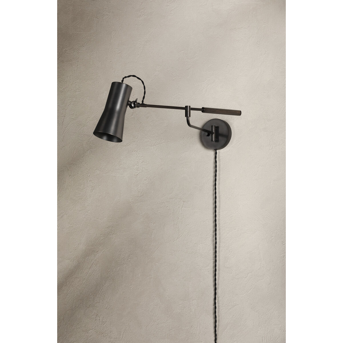 Novel 1 Light 4.75 inch Bronze Plug-in Sconce Wall Light