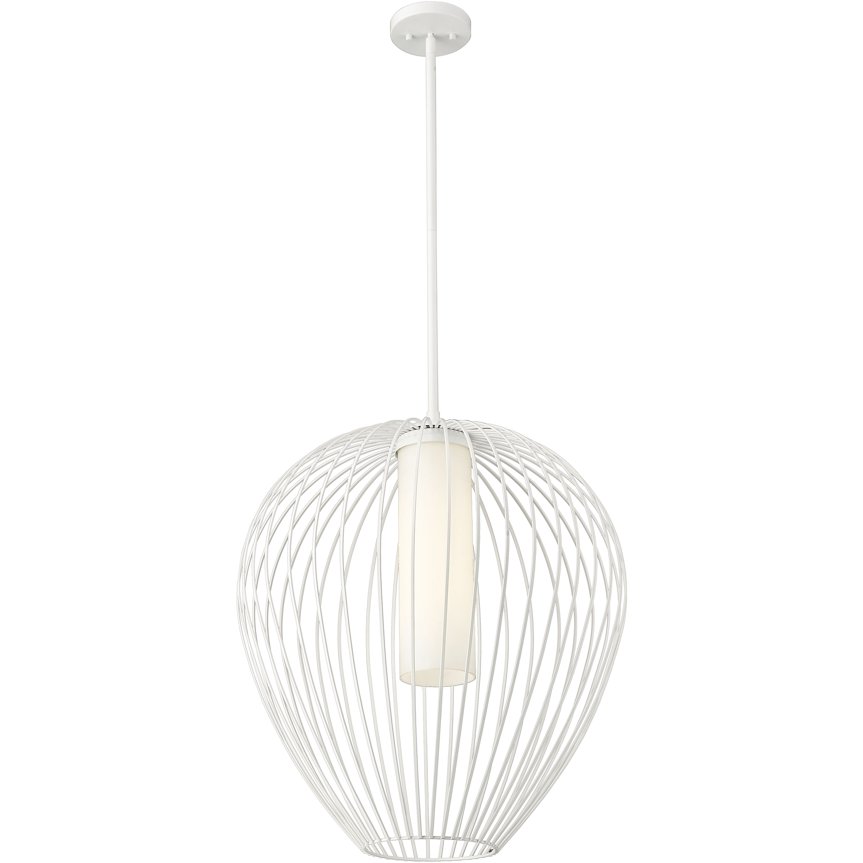 Savanti Pendant Ceiling Light in Tundra White