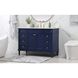 Bennett 48 X 21 X 35 inch Blue Vanity Sink Set