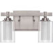 Neighborhood Celeste 2 Light 12 inch Brushed Polished Nickel Vanity Light Wall Light