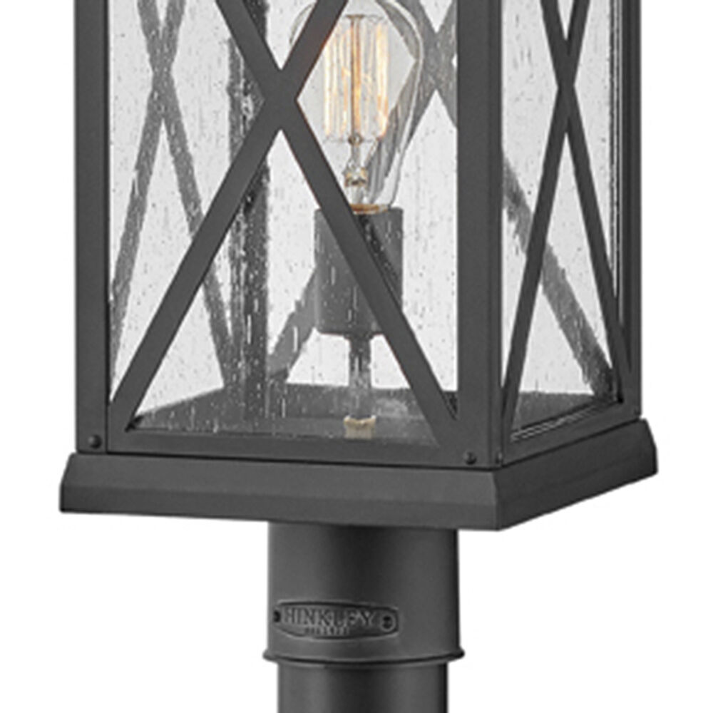 Briar 1 Light 25 inch Museum Black Outdoor Post Mount Lantern