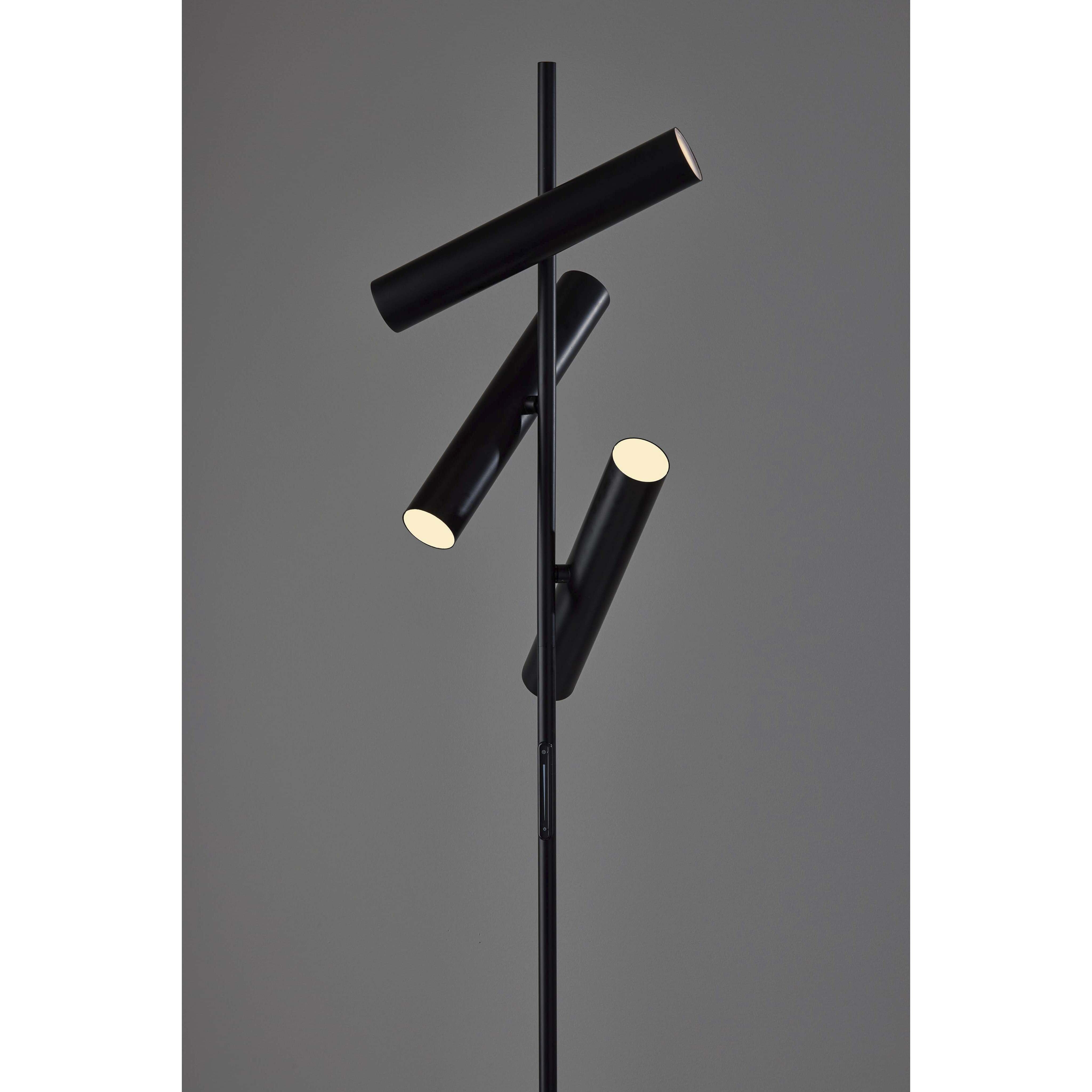 Greer 71 inch 28.00 watt Black Floor Lamp Portable Light