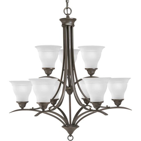 Trinity 9 Light 30 inch Antique Bronze Chandelier Ceiling Light