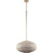 Zanzibar 4 Light 22 inch Soft Gold Pendant Ceiling Light