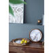Round Cream/Brown Tray
