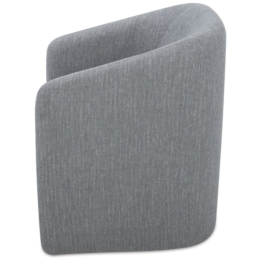 Sandy Grey Rolling Dining Chair