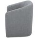 Sandy Grey Rolling Dining Chair