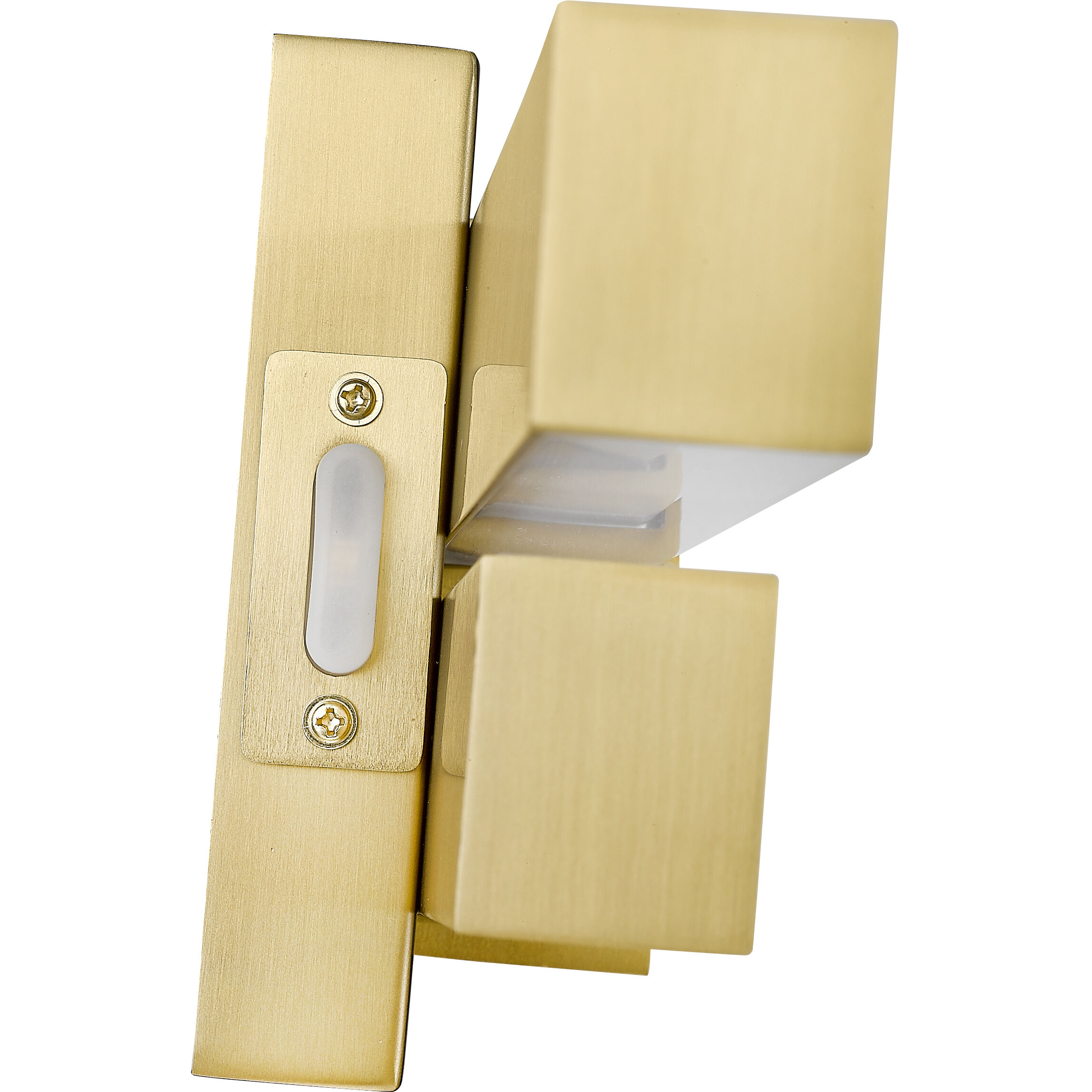 Zane LED 32 inch Modern Gold Vanity Wall Light
