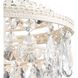Sterling 1 Light 11 inch Clear with Antique White Mini Pendant Ceiling Light