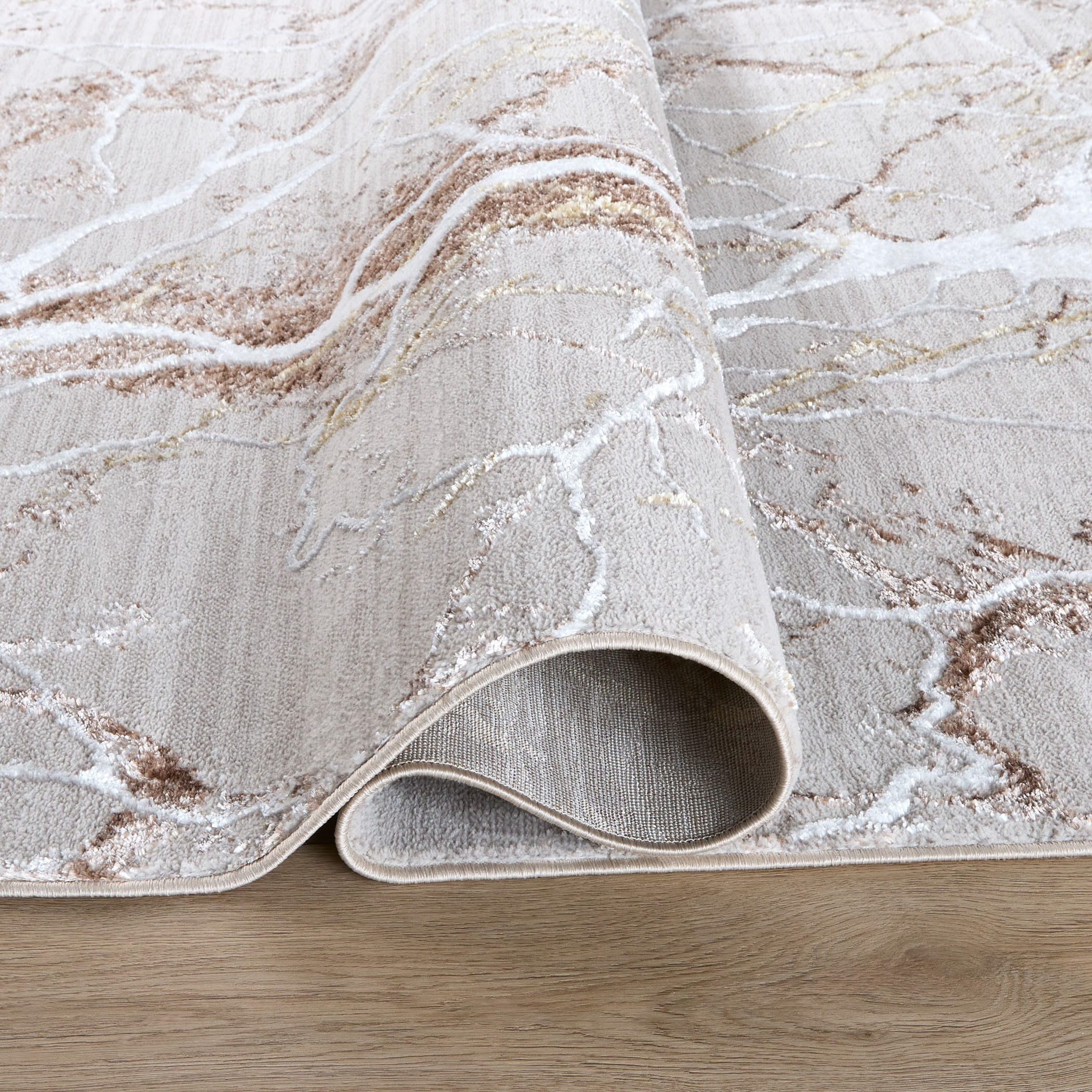 Baltea 114 X 79 inch Earth Tones Rug in 6 x 9